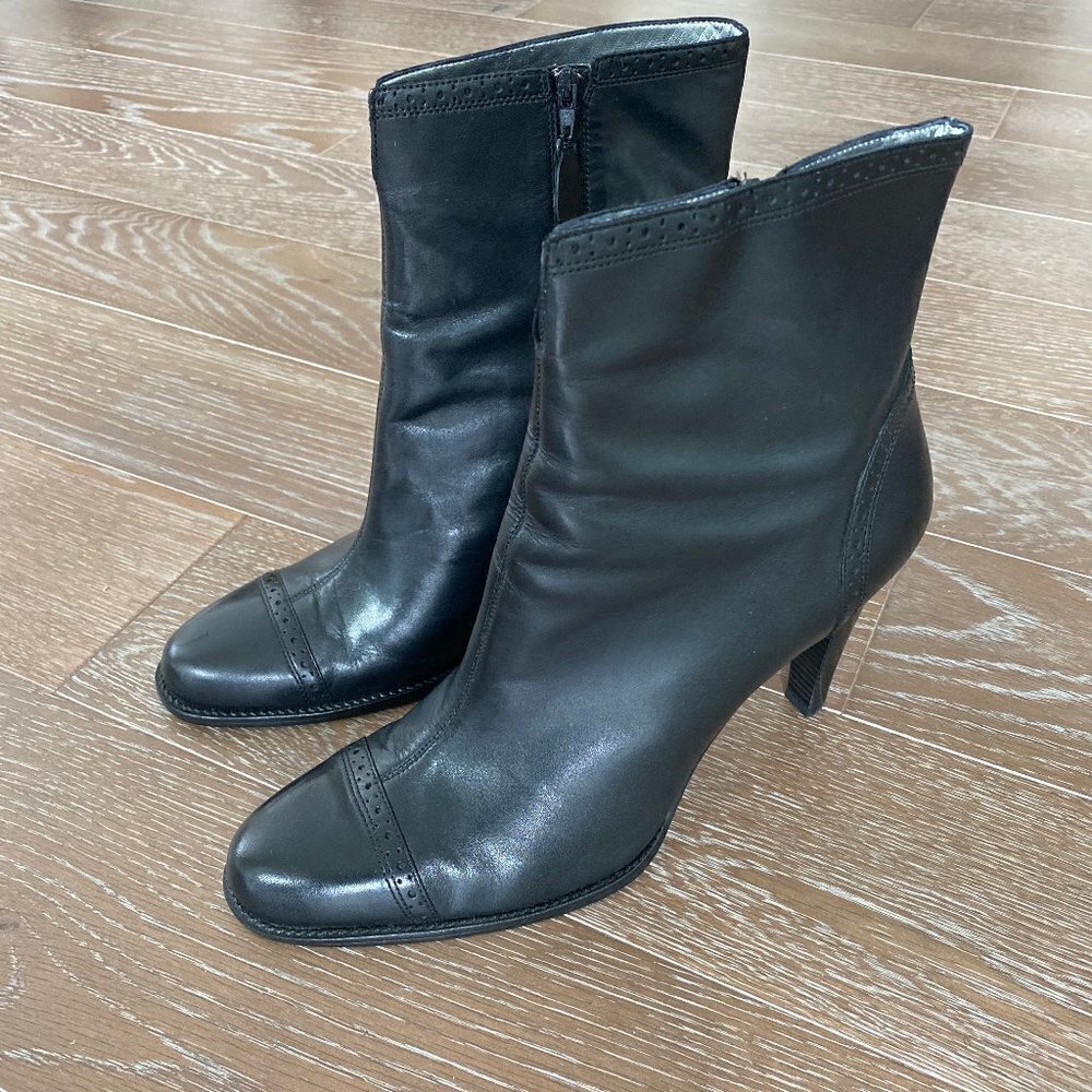BCBGirls Leather Calf Boot | Black | 9M